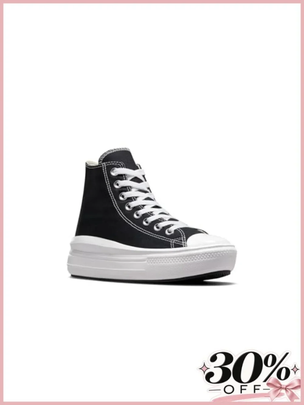 Canvas Platform High Top Sneaker with Cushioned Insole